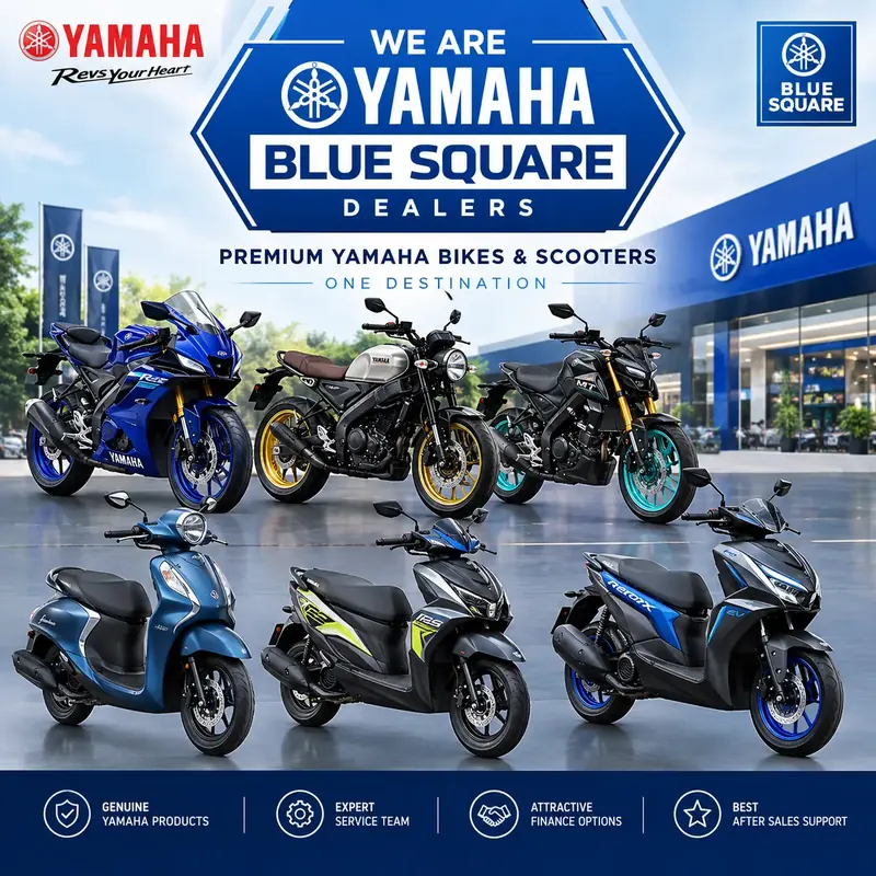 Abacus Automotive Yamaha Blue Square dealership, Gorakhpur