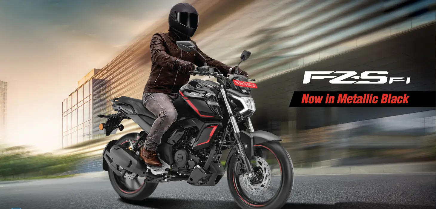 Yamaha FZ-S Fi in Metallic Black