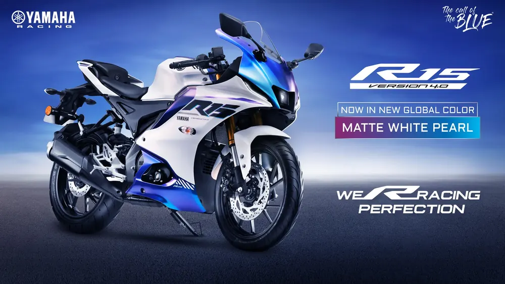Yamaha R15 V4 sports motorcycle