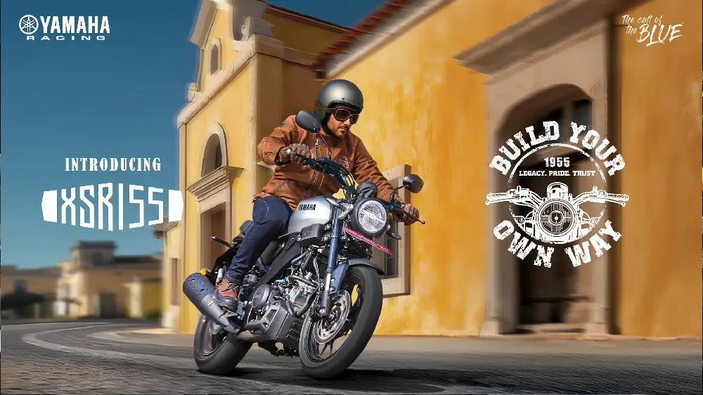 Yamaha XSR 155 retro sport motorcycle
