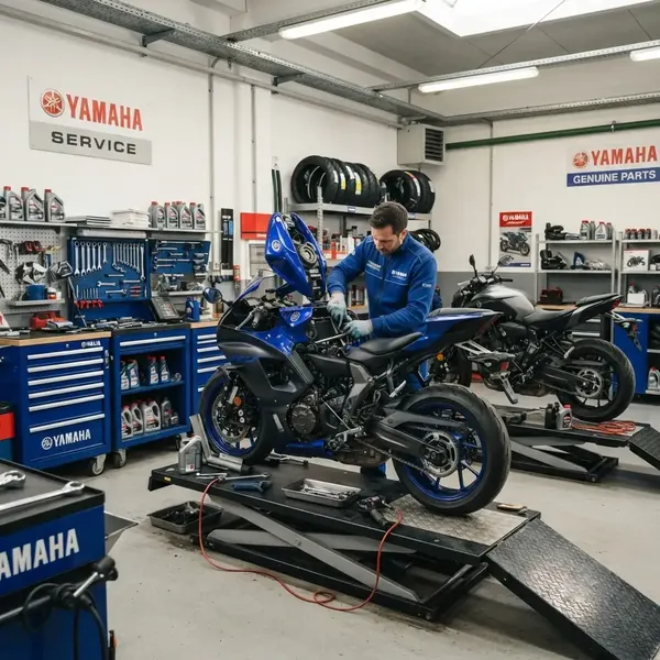 Yamaha bike service and repair workshop