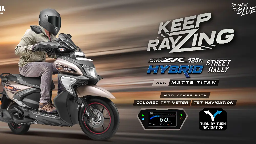 Yamaha RayZR 125 Fi Hybrid scooter