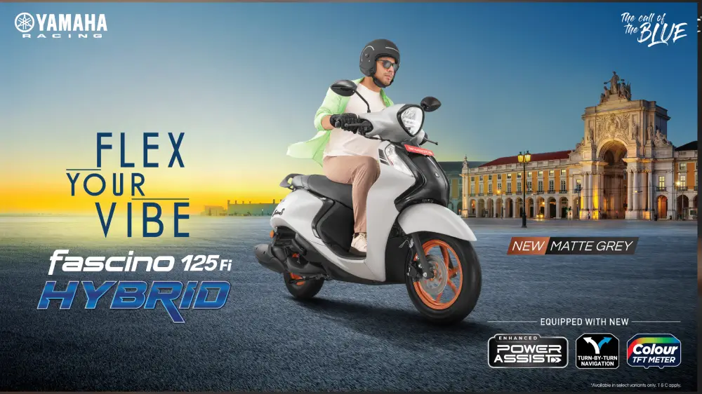 Yamaha Fascino 125 Fi Hybrid scooter