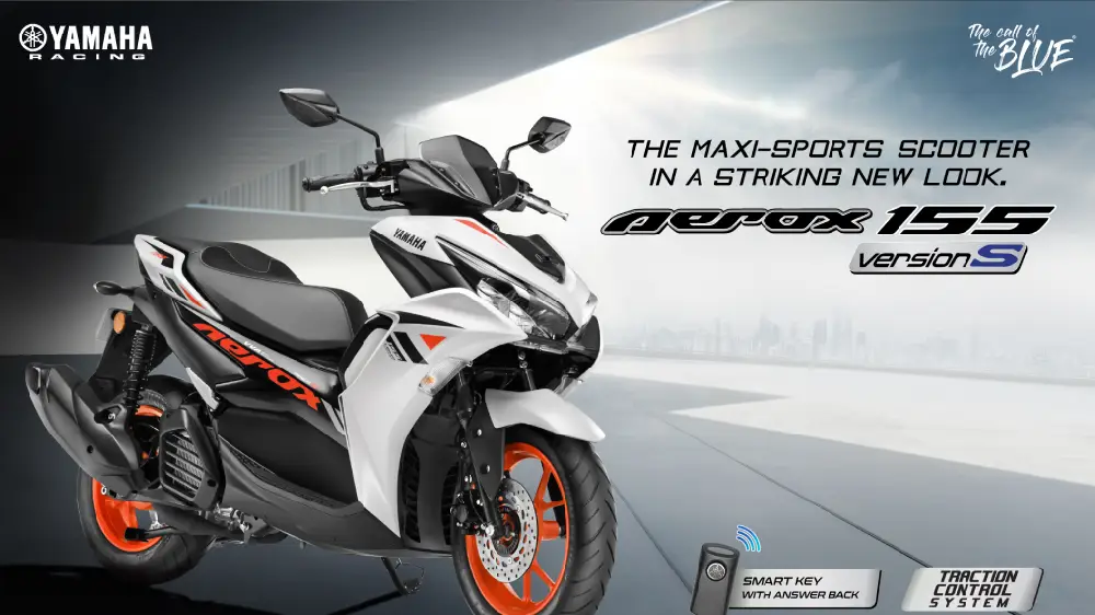 Yamaha Aerox 155 maxi-sports scooter